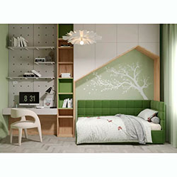 Фото Кутове ліжко Leon / Леон без підйомного механізму 120x190