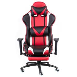 Фото Крісло Extreme Race Black Red with Footrest