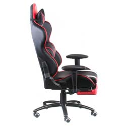 Фото Крісло Extreme Race Black Red with Footrest