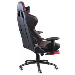 Фото Крісло Extreme Race Black Red with Footrest