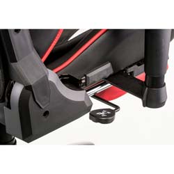 Фото Крісло Extreme Race Black Red with Footrest