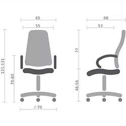 Фото Крісло офісне Imperium Dark Brown