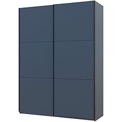 Шафа купе G-Caiser 2 ДСП 3 частини 180х60х240 Графіт