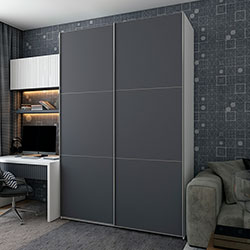Фото Шафа купе G-Caiser 2 ДСП 3 частини 180х60х240 Білий