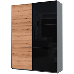 Фото Шафа купе G-Caiser 1 ДСП 1 скло 3 частини 180х60х240 Графіт