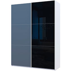 Фото Шафа купе G-Caiser 1 ДСП 1 скло 3 частини 180х60х240 Білий
