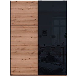 Фото Шафа купе G-Caiser 1 ДСП 1 скло 3 частини 180х60х240 Дуб Евок