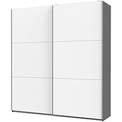 Шафа купе G-Caiser 2 ДСП 3 частини 220х60х240 Графіт