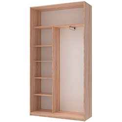 Фото Шафа купе Сіті Лайт 2 ДСП 120х45х225