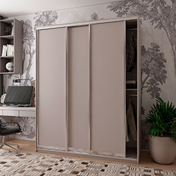 Фото Шафа купе Сіті Лайт 3 ДСП 225х60х225