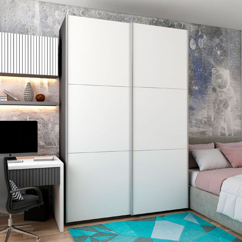 Фото Шафа купе G-Caiser 2 ДСП 3 частини 200х60х240 Графіт