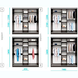 Фото Шафа-купе Стандарт 1900х600