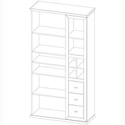 Фото Пенал 1100 2Д3Ш Орегон (06)