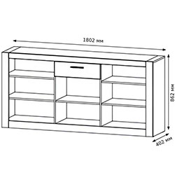 Фото Комод 3Д1Ш Палермо