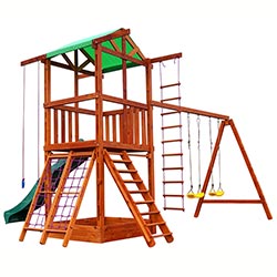 Фото Дерев’яний ігровий комплекс Babyland-3