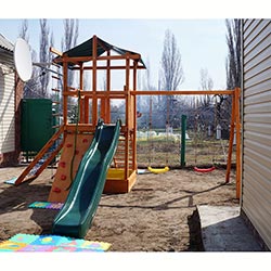 Фото Дерев’яний ігровий комплекс Babyland-3