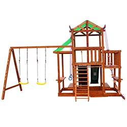 Фото Дитячий ігровий комплекс для дачі Babyland-9