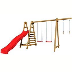 Фото Дитячий майданчик з дерева SportBaby-3
