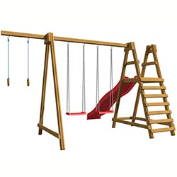Фото Дитячий майданчик з дерева SportBaby-3