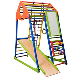 Дитячий спортивний комплекс KindWood Color Plus