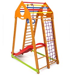 Фото Дитячий спортивний комплекс BambinoWood Plus 1