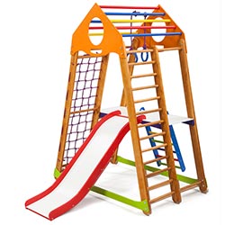Фото Дитячий спортивний комплекс BambinoWood Plus 2