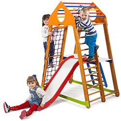 Фото Дитячий спортивний комплекс BambinoWood Plus 2