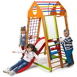 Фото Дитячий спортивний комплекс BambinoWood Plus 3