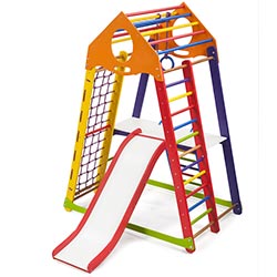 Дитячий спортивний комплекс BambinoWood Color Plus 2