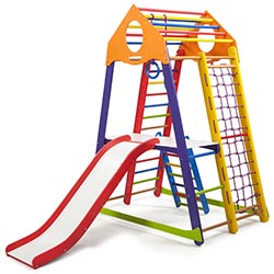 Фото Дитячий спортивний комплекс BambinoWood Color Plus 2