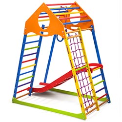 Фото Дитячий спортивний комплекс KindWood Color Plus 1