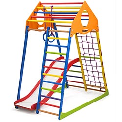 Фото Дитячий спортивний комплекс KindWood Color Plus 1
