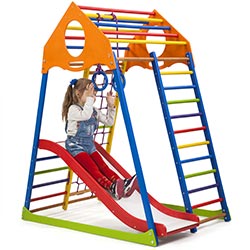 Фото Дитячий спортивний комплекс KindWood Color Plus 1
