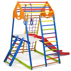 Фото Дитячий спортивний комплекс KindWood Color Plus 2