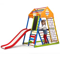Фото Дитячий спортивний комплекс KindWood Color Plus 3