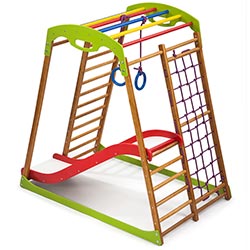 Фото Дитячий спортивний комплекс для дому BabyWood Plus 1