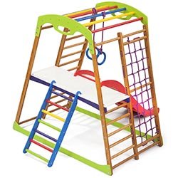 Фото Дитячий спортивний комплекс для дому BabyWood Plus 2
