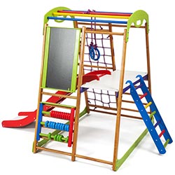 Фото Дитячий спортивний комплекс для дому BabyWood Plus 3