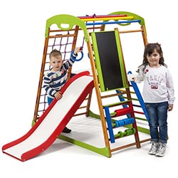 Фото Дитячий спортивний комплекс для дому BabyWood Plus 3