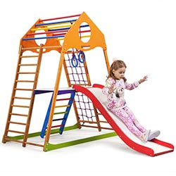 Фото Дитячий спортивний комплекс для дому KindWood Plus 2