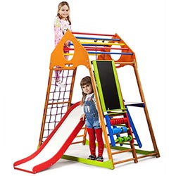 Фото Дитячий спортивний комплекс для дому KindWood Plus 3