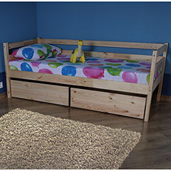Підліткове ліжко Babyson 1 Лаковане з шухлядою 80x190