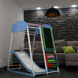 Фото Дитячий спортивний комплекс для дому SportWood Sky Plus 7
