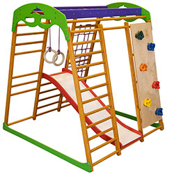 Фото Дитячий спортивний комплекс для квартири Карамелька Plus 6