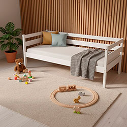 Фото Підліткове ліжко Babyson 2 White 80x190