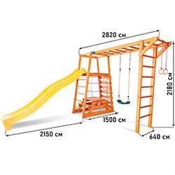 Фото Дитячий майданчик для дому SportBaby-22