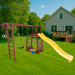 Фото Дитячий майданчик для приватного будинку SportBaby-25