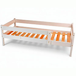 Фото Ліжко Тиша 90х170 Біла