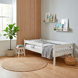 Фото Ліжко Тиша 90х170 Біла