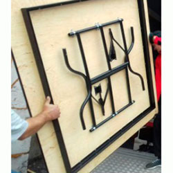 Фото Стіл квадратний складаний ДСП 16 ДМ 1414-75 КТДД